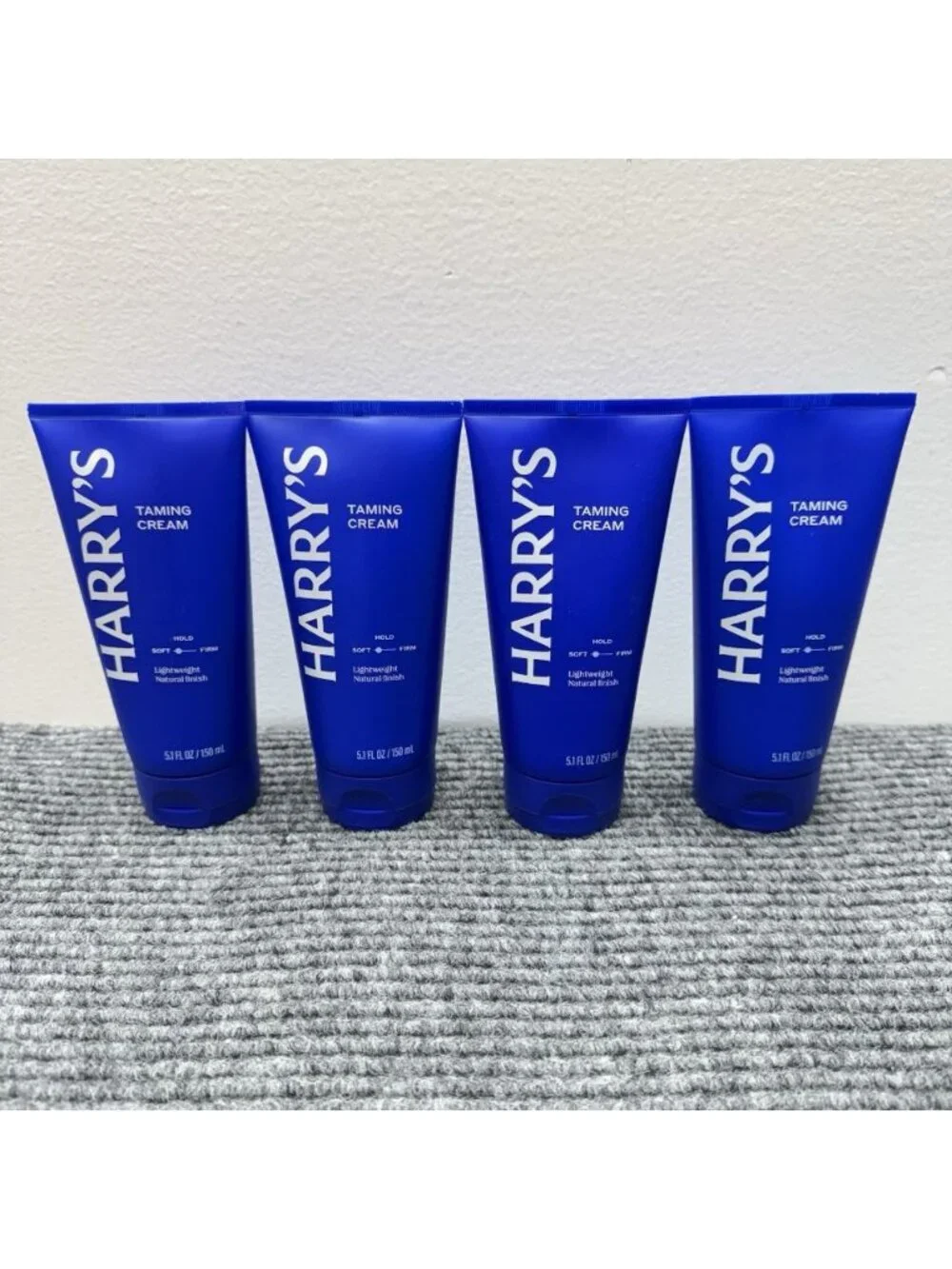 Harry’s Men’s Taming Hair Cream Soft Hold Natural Finish 5.1 fl oz Lot Of 4